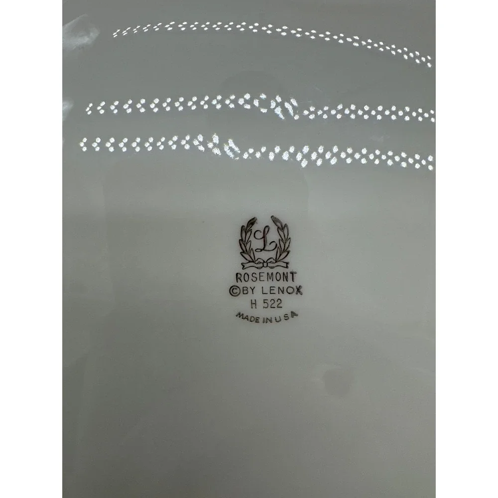 Lenox Fine China Rosemont #H-522 10 1/2